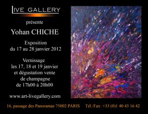 EXPOSITION PEINTURES ABSTRAITES YOHAN CHICHE EXPOSITION PEINTURES ABSTRAITES YOHAN CHICHE